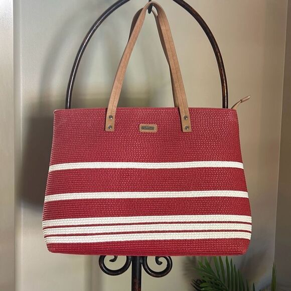 Straw Large Beach Bag - Picture 1 of 7